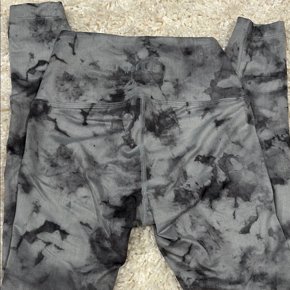 Nobull Gray Tie-Dye Leggings